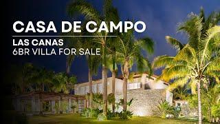 For Sale Caribbean Style Villa 6BR in Casa de Campo, Dominican Republic