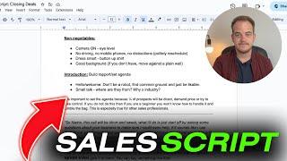 Sales Script That Will Make You RICH (sign 5 clients EVERY week)