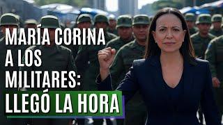 María Corina ya se dirige a los militares