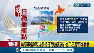 赴日本岡山旅遊優惠多 3天2夜"交通+住宿"省1.6萬日幣! 載客率逾8成 虎航飛日7獨飛航點 從二.三縣市場養客｜記者 夏邦明 高貫軒｜【消費報你知】20230920｜三立新聞台