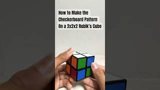 Checkerboard Pattern On 2x2x2 Rubik’s Cube Tutorial #cubing #cube #rubik #impossiblecube #cubes #toy