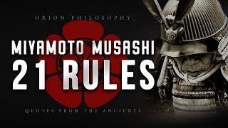 Miyamoto Musashi Dokkodo - 21 Rules For Life (Philosophy)