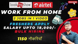 TELEPERFORMANCE AIRTEL BOOKMYSHOW - WORK FROM HOME | FRESHERS JOB | NO INVESTMENT #jobs2024 #jobs