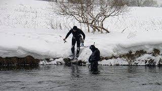 В Десногорск с Сергеем Мирохватовым Подводная охота Александр Кочубей