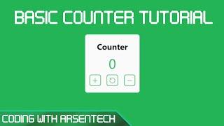 How to Make a Simple Counter with Reset Button in JavaScript, HTML & CSS