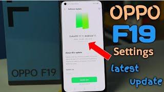 Oppo F19 New Update || Improve camera, Ram, Android security & Performance