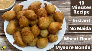 Instant Wheat Flour Bonda Recipe