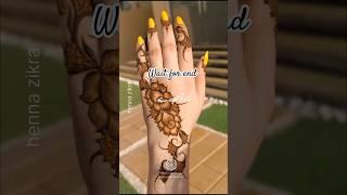 Wow beautiful mehndi design #shorts #mehandi #trending #hennadesign #lyrics #hennazikra