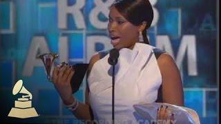 Jennifer Hudson accepting the GRAMMY for Best R&B Album at the 51st GRAMMY Awards | GRAMMYs