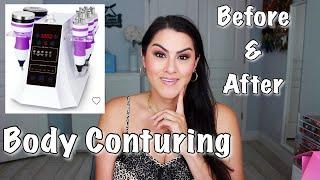 BODY CONTOURING AT HOME BEFORE AND AFTER