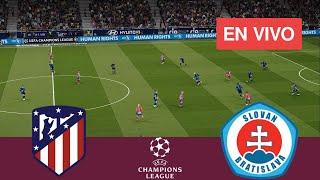 [EN VIVO] Atlético Madrid vs Slovan Bratislava UEFA Champions League 24/25 Partido Completo