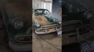 First Wash in 48 YEARS!  #BarnFind #ChevyDeluxe #ASMR #Detailing #Satisfying #DetailDane