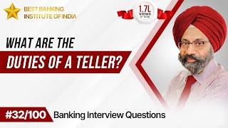 What are the duties of the teller? | Bank Teller Roles and Responsibilities |   IPB India