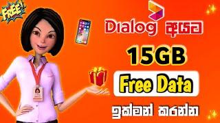 Dialog වෙතින් 15GB FREE DATA | Dialog free data 2024 | free data dialog today |