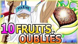 10 FRUITS DU DÉMON OUBLIÉS MAIS SURPUISSANTS ! ONE PIECE TOP