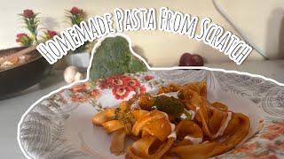 Making Pasta From scratch at Home #pastafromscratch #pasta #homemademasta #pastarecipe