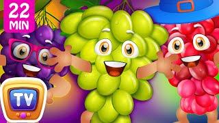 Grape Song | Learn Fruits for Kids and More Educational Nursery Rhymes & Kids Songs by ChuChu TV