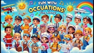 Fun Occupations Song for Kids! ‍️‍ | Learn 10 Exciting Jobs | Essential Toddler Learning! Rhyme