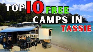 FREE CAMPING in TASMANIA: 10 BEST Camps & BONUS Low Cost Camps|Caravan Adventures #travelaustralia