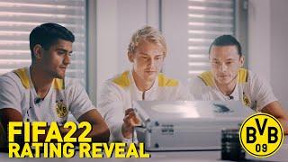 "Du bist fast so langsam wie Mats!" FIFA 22 Rating Reveal mit Brandt, Dahoud & Schulz!