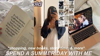 spend a full summer day with me // shopping, story time, hauls, & more