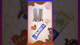  Milky Way Chocolate Bar Whipped Nougat  ASMR Unwrapping Milky Way Chocolate Bar 