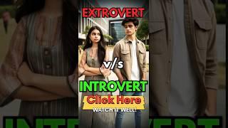 Extrovert vs Introvert Topper  School Motivational Story #motivationalstory