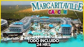  Amazing! Hotel MARGARITEVILLE CANCUN! 4K  All Inclusive ▶️ 4  100% REAL GUIDE, COSTS, TIPS 