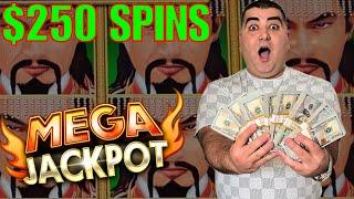 JAW-DROPPING JACKPOT on Million Dollar DRAGON LINK Slot - $250 Max Bets