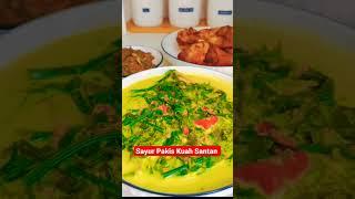 Sayur Pakis Kuah Santan Enak Banget#shorts