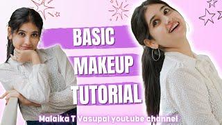 Fast and Easy makeup tutorial | Malaika T Vasupal