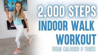 Walking Workout - 2000 Steps Walk at Home - Low Impact Cardio  Workout