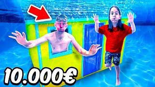 10.000€ wer als LETZTES UNTERWASSER HAUS VERLÄSST!