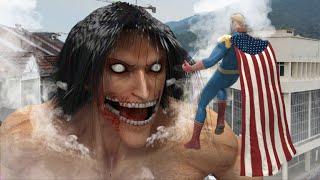 Attack on Titan VS The boys Homelander