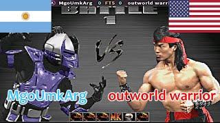 UMK3 - MgoUmkArg vs outworld warrior FT5