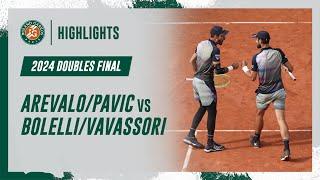 Arevalo/Pavic vs Bolelli/Vavassori Doubles Final Highlights | Roland-Garros 2024