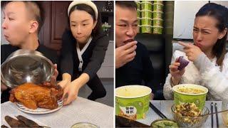 Top Funny Wife and Husband Complete Eating Delicious Food Show Ep - 04