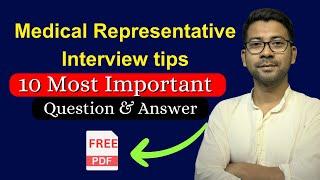 10 most asked Medical Representative Interview Questions & Answers | Mentor Ashik Mondal