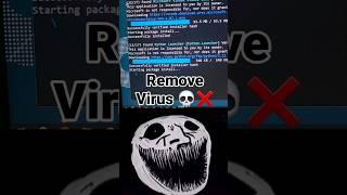 remove virus from windows ? #reels #programming #coding