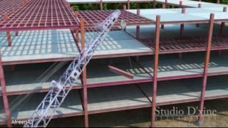 How to make  steel building construction process