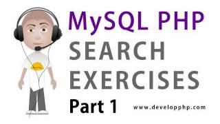 1. MySQL PHP Search Programming : Create and Populate Example Tables Script