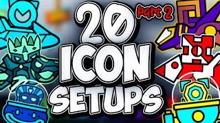 20 Cool icon setups in Geometry dash!