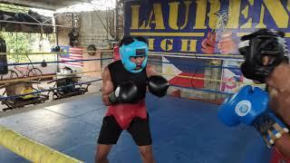 GoldenBoy Laurente vs Ernie Sanchez sparring