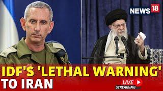 Israel Vs Iran War Live | IDF Warns Iran Live | Israel Attack Today | Iran News Today | Israel News