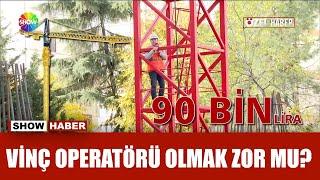 Kule vinç operatörü bulunamıyor!