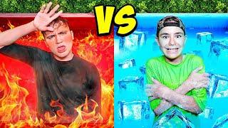 Chaude Vs Froide Piscine Challenge !