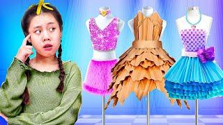 Poor Baby Doll Becomes Fashionista! - Funny Stories About Baby Doll