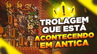 A trollagem que ta acontecendo em Antica e Old School Players l Tibia Papo