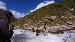 Crossing Water Stream at Dak 2 Chitta Katha Lake Pakistan | Life in 30 seconds