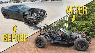 FULL BUILD | Transforming A Crashed 2001 C5 Corvette Into An OFF-ROAD VETTE KART